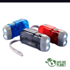 Linterna LED con Dínamo
