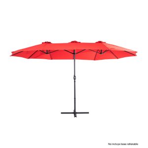 Quitasol ovalado "Twins" 4.55x2.7M