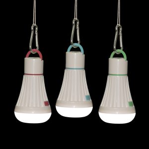 Lámpara colgante tipo Ampolleta de 1W con 6 LED